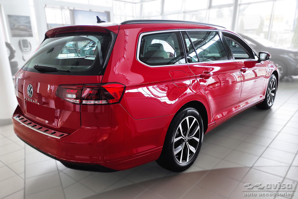 Lastskydd Strong Edition Volkswagen Passat B8 variant/ R-line/ Alltrack/ GTE 2014–2019, facelift 2019–2023 – Silver – detaljbild 2