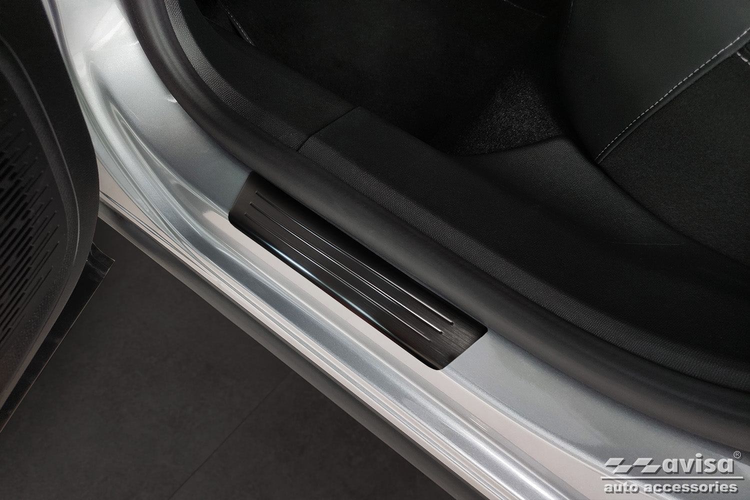 Tröskelskydd Special Edition Citroen C4 III crossover 2020+ / Citroen C4X 2023+ – Svart – detaljbild 2