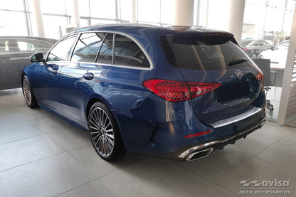 Lastskydd Mercedes C Class V Kombi AMG S206 2021+ – Silver satin – detaljbild 2