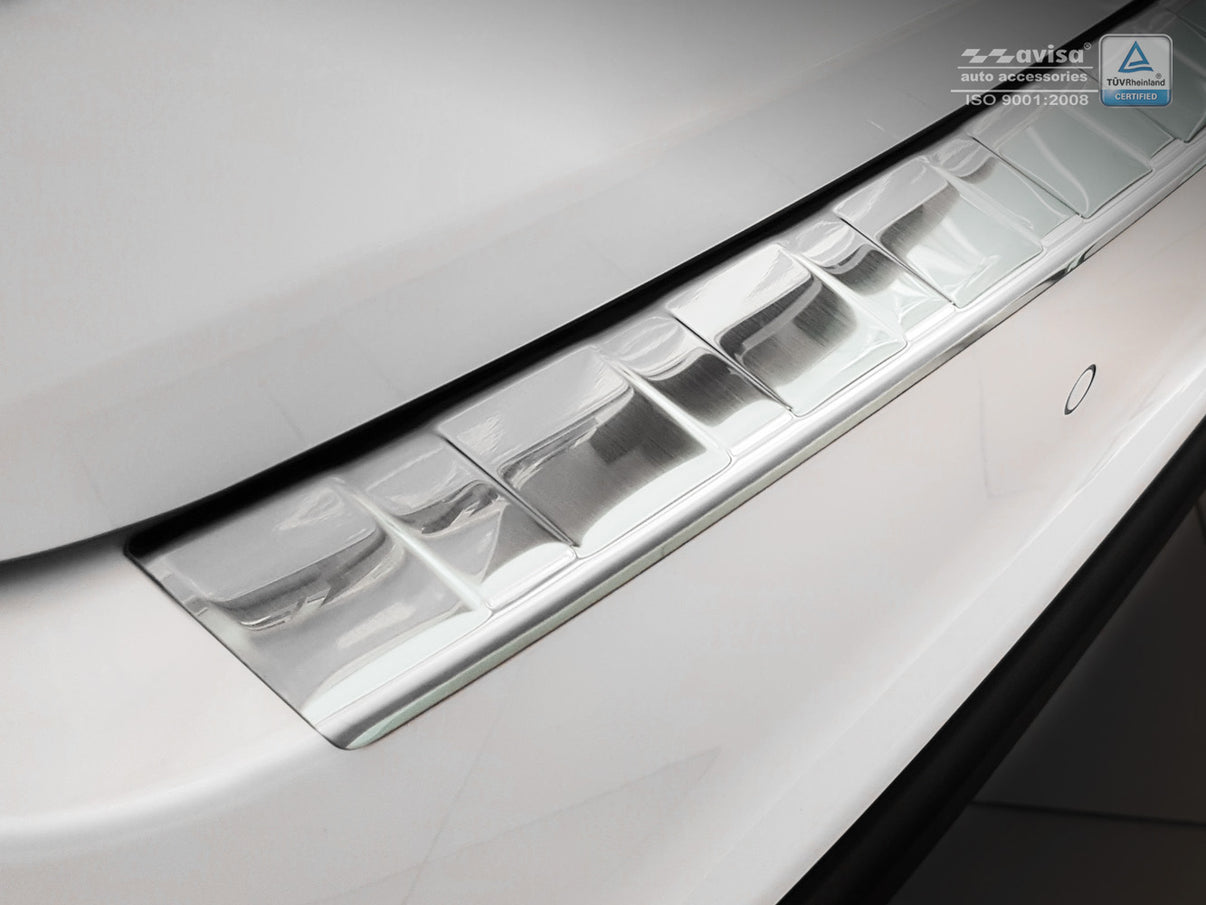 Lastskydd Kia Sorento III facelift 2017–2020 – Silver satin – detaljbild 2