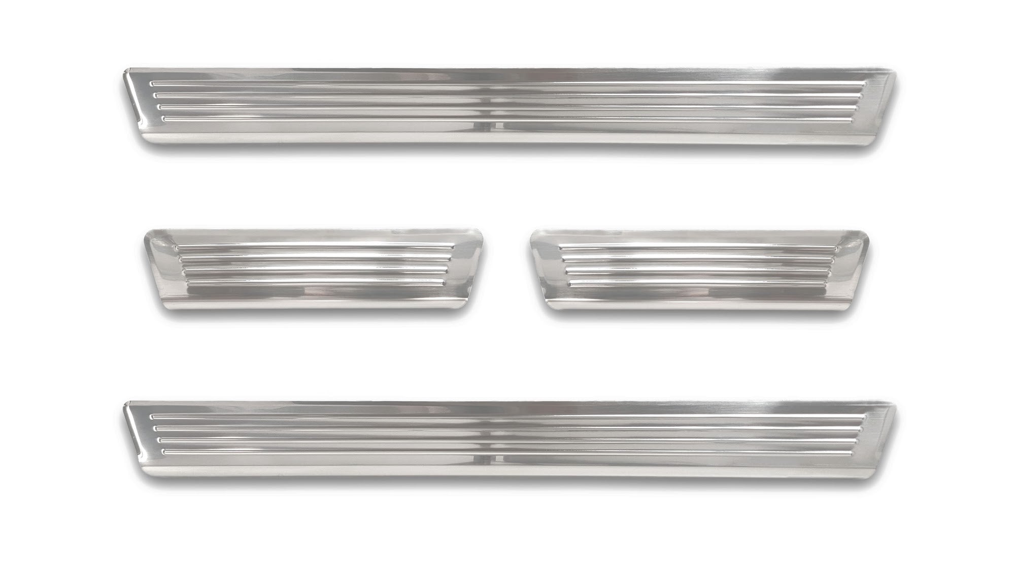 Tröskelskydd Lines Skoda Octavia IV liftback/ Kombi 2019–2024 facelift 2024+ – Silver satin