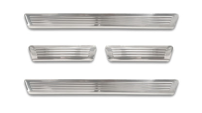 Tröskelskydd Lines Skoda Octavia IV liftback/ Kombi 2019–2024 facelift 2024+ – Silver satin