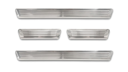Tröskelskydd Lines Skoda Octavia IV liftback/ Kombi 2019–2024 facelift 2024+ – Silver satin