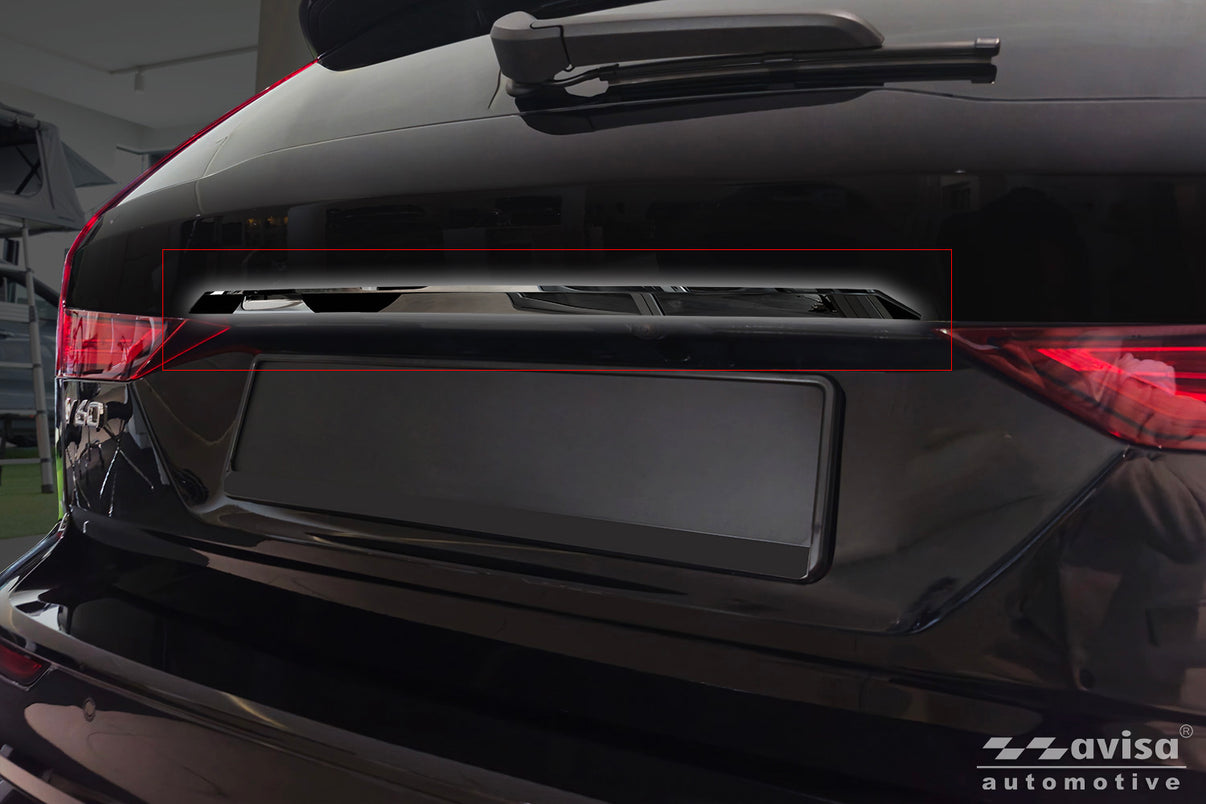 Bakluckelist Volvo V60 II 2018+ – Spegelblank svart – detaljbild 3