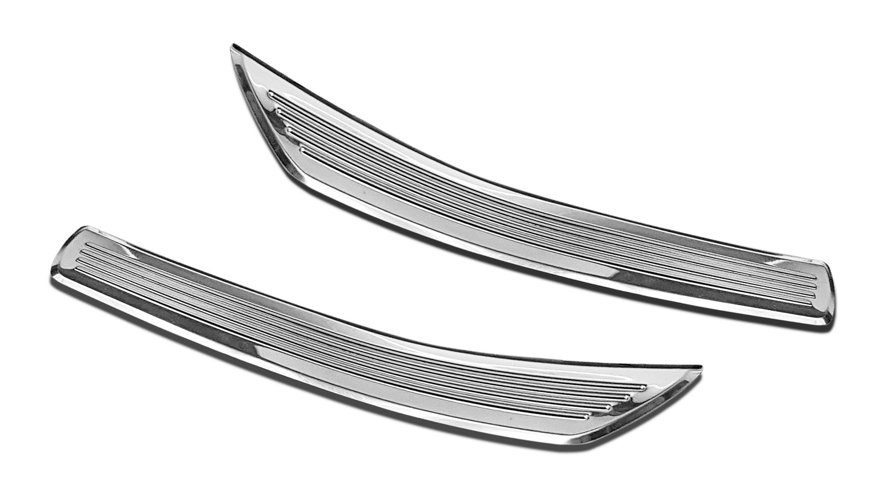Tröskelskydd Mercedes Glc/ Glc Coupe 2015–2019, facelift 2019+ – Spegelpolerat silver