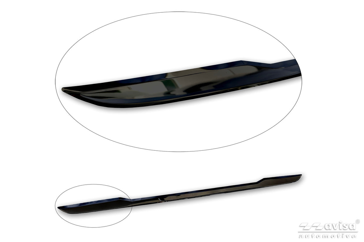 Bakluckelist Volkswagen Tayron II 2025+ – Spegelblank svart