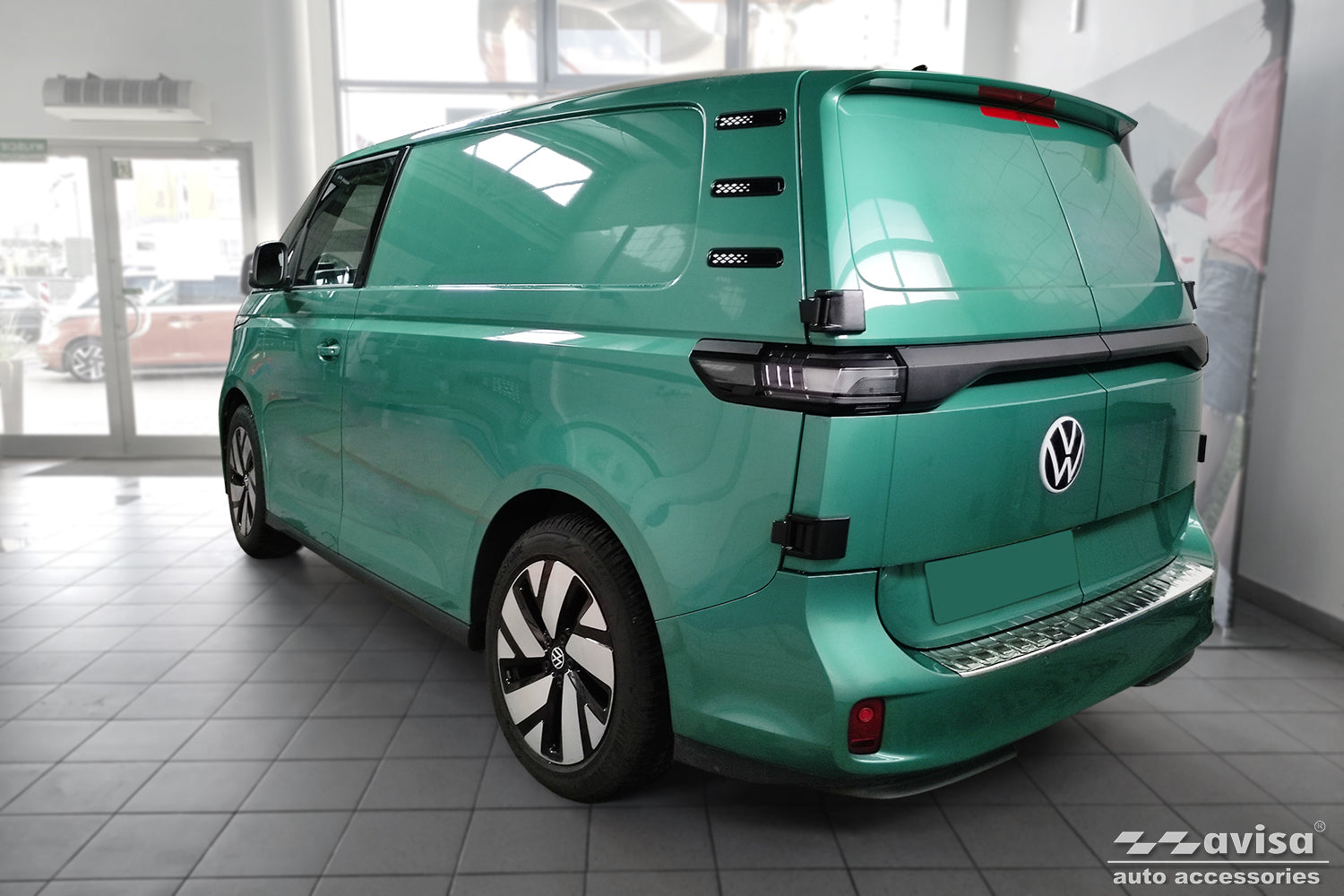 Tröskelskydd Lines Volskwagen ID Buzz (EB)/ ID Buzz Cargo (Ebn) 2022+ – Silver – detaljbild 2