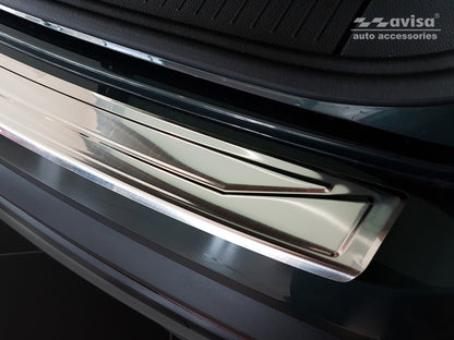Lastskydd Seat Tarraco/ Tarraco FR/ Hybrid 2018+ – Silver satin – detaljbild 2