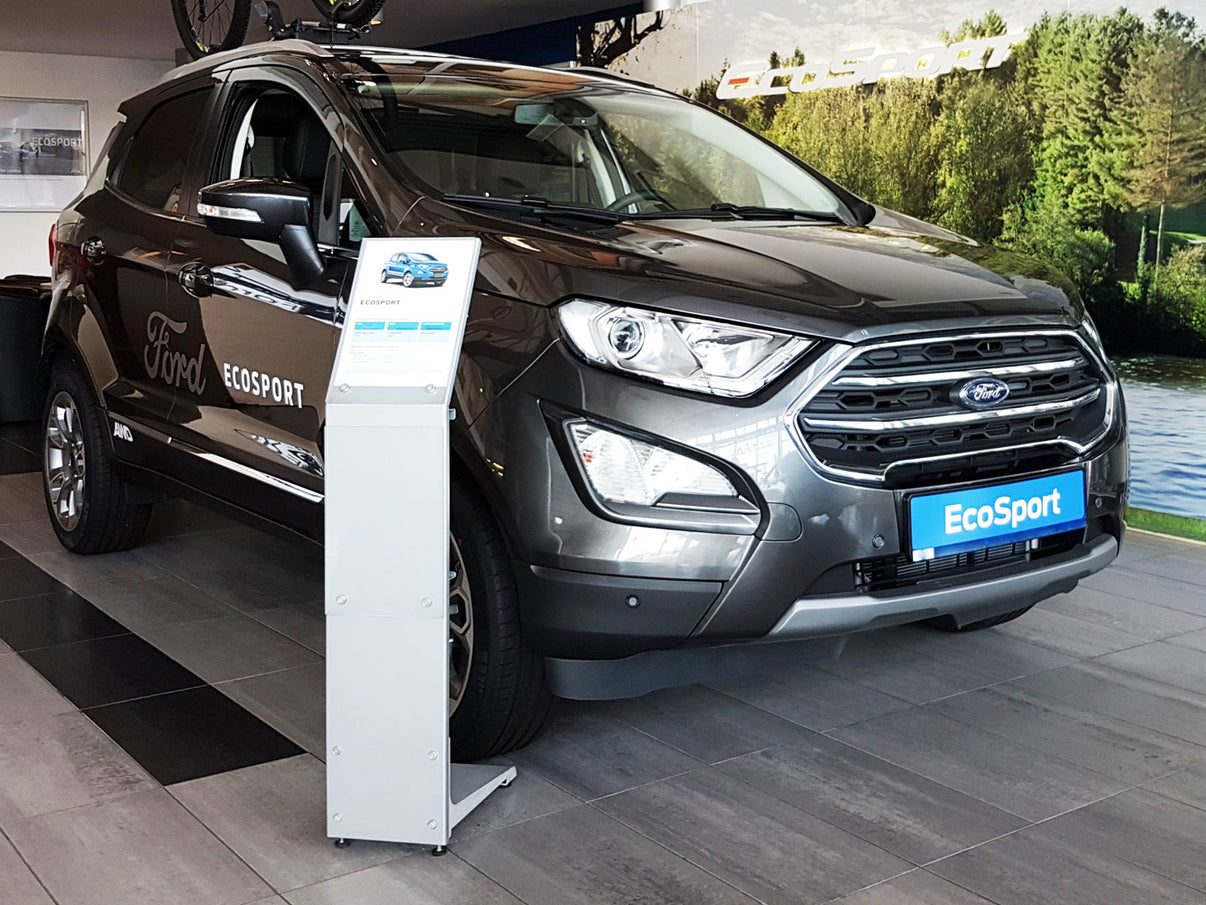 Lastskydd Ford Ecosport II/ ST-Line facelift 2017+ – Silver satin – detaljbild 3