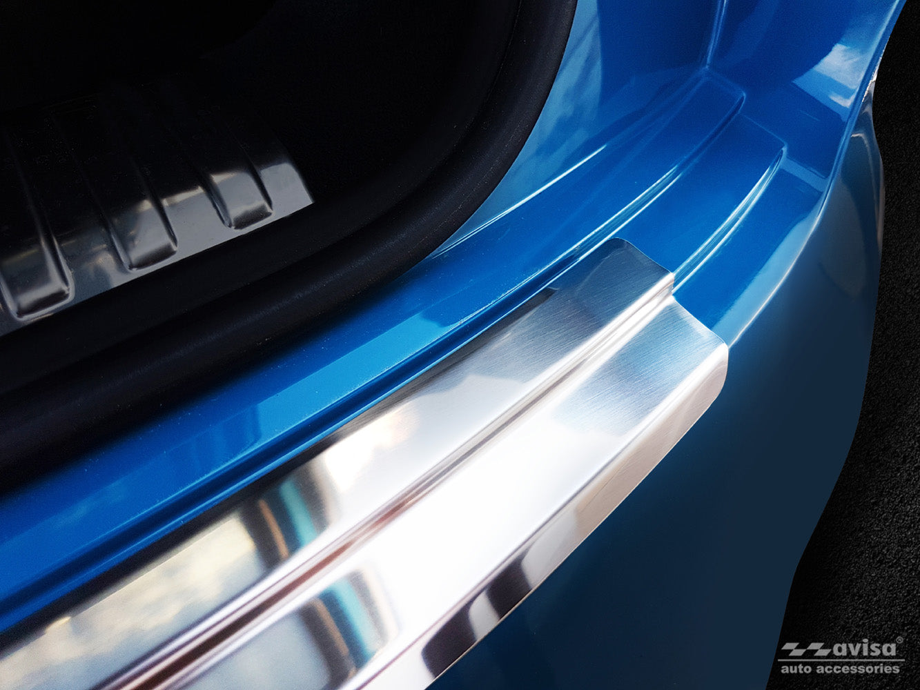 Lastskydd Audi E-Tron 2018+ / Audi E-Tron Sportback 2019+ – Silver satin – detaljbild 2