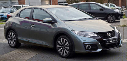 Lastskydd Honda CIVIC IX facelift 2015–2016 – Silver satin – detaljbild 2