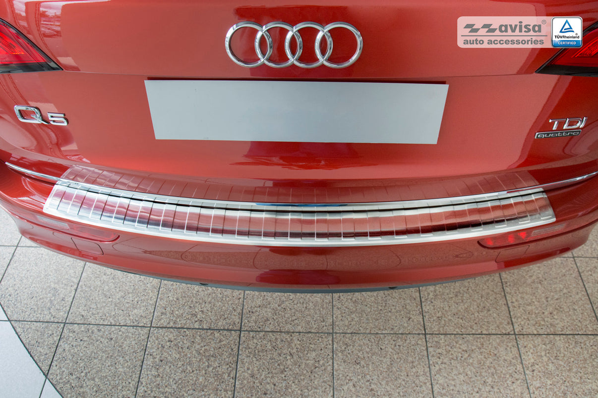 Lastskydd Audi Q5 2008–2012, facelift 2012–2016 / Audi SQ5 2013+ – Silver satin – detaljbild 3