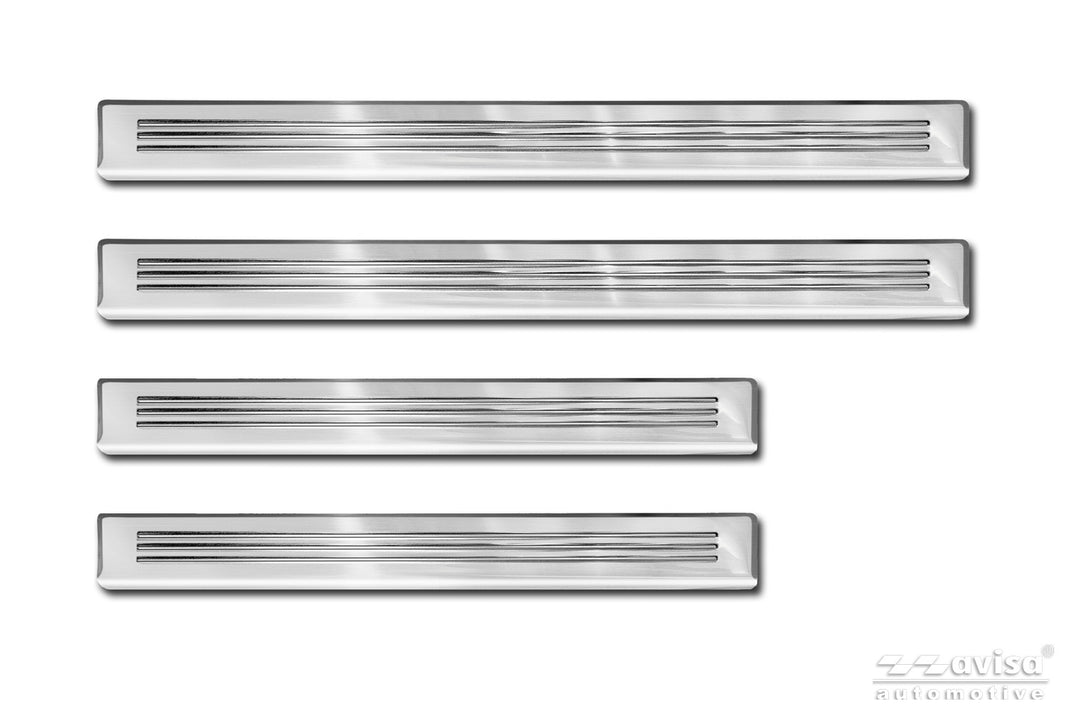 Tröskelskydd Lines Volkswagen Touran III/ R-line 2015+ – Silver satin