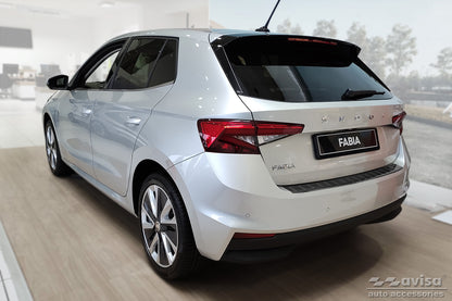 Tröskelskydd Special Edition Skoda Fabia IV halvkombi 2021+ – Svart – detaljbild 3
