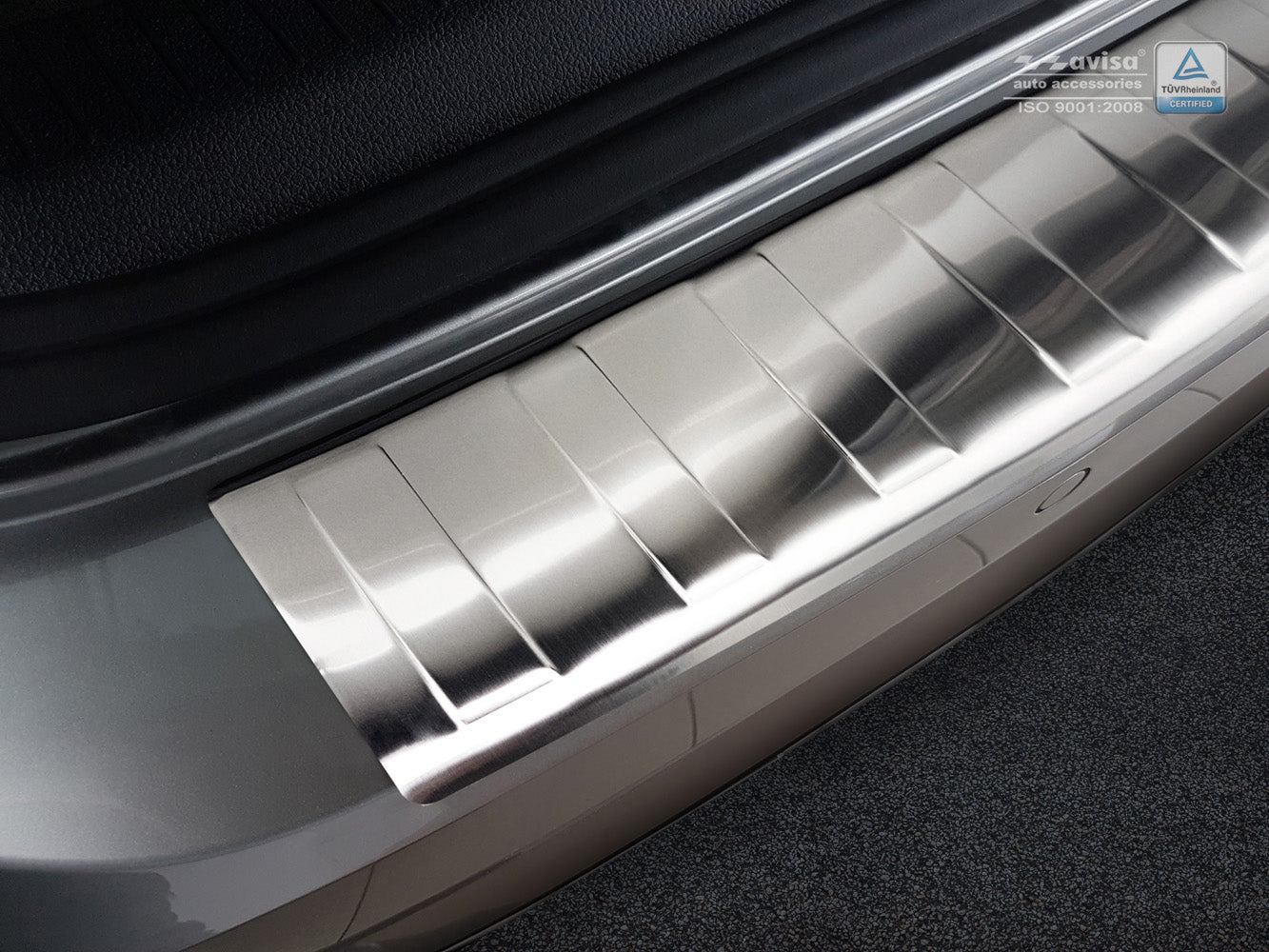 Lastskydd Volkswagen Golf VII Variant/ R-line facelift 2017–2019/ VW Golf Variant 2018 2020 Alltrack – Silver satin – detaljbild 2