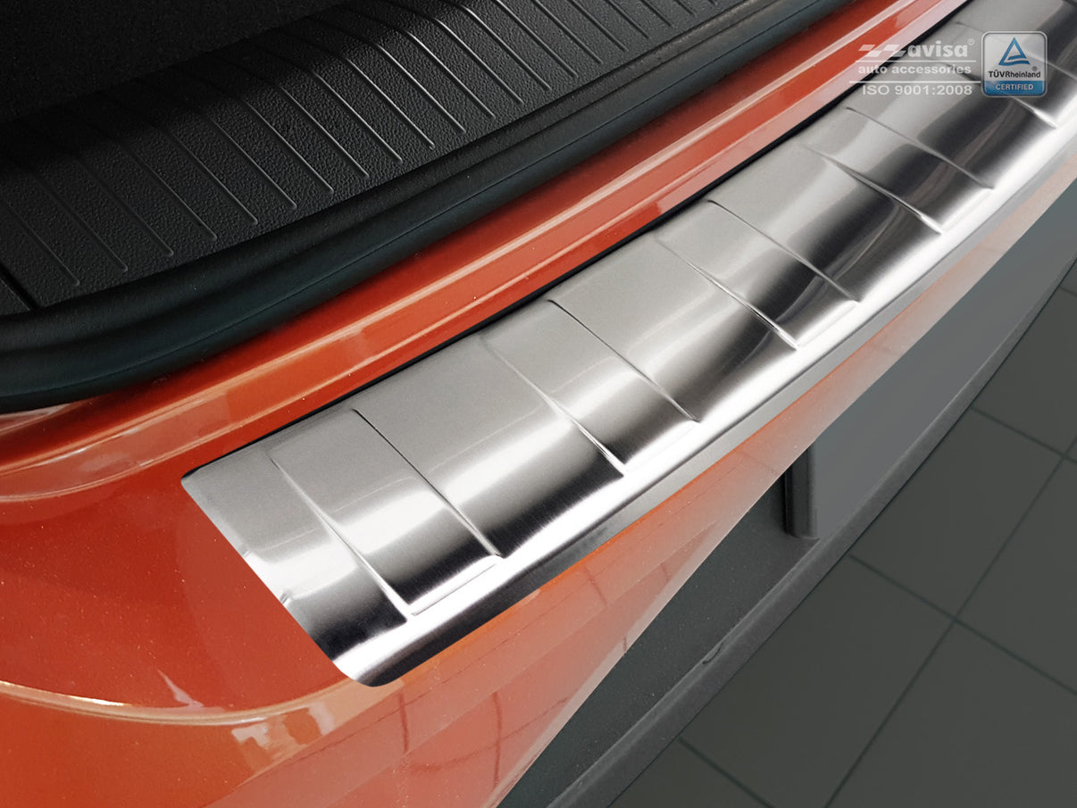 Lastskydd Volkswagen T-Roc/ cabrio 2017–2022, facelift 2022–2025 – Silver satin – detaljbild 2