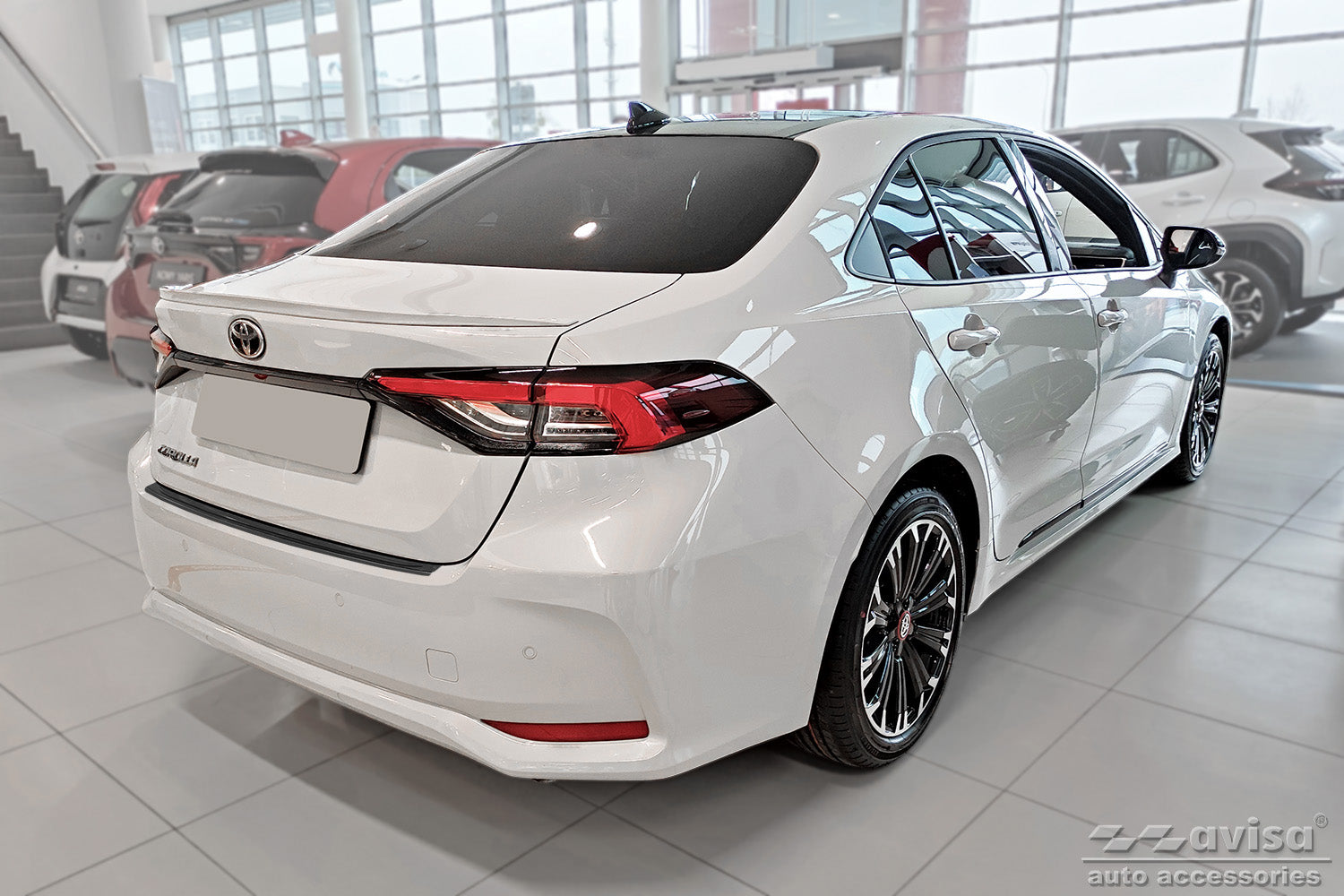 Lastskydd Toyota Corolla XII Sedan 2018+ / Toyota Corolla XII GR Sport sedan 2019+ – Svart – detaljbild 2