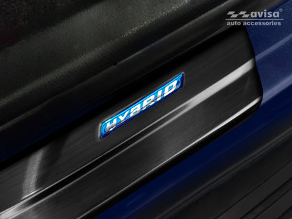 Tröskelskydd Hybrid Suzuki Across 2020+ / Toyota RAV4 V generation/ Hybrid 2018–2026 (fits also to PHEV GR version ) – Svart – detaljbild 2