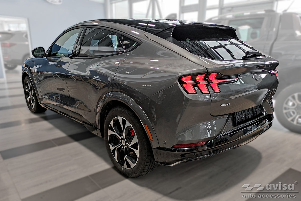 Fotstöd Ford Mustang Mach-E 2020+ – Silver satin – detaljbild 2