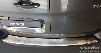 Lastskydd Opel Zafira Life 2019+ / Toyota Proace II furgon 2016+ – Silver satin – detaljbild 3