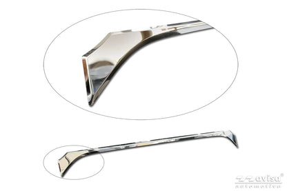 Bakluckelist Toyota Corolla Cross (XG1TJ) 2022–2025, facelift 2025+ – Spegelpolerat silver