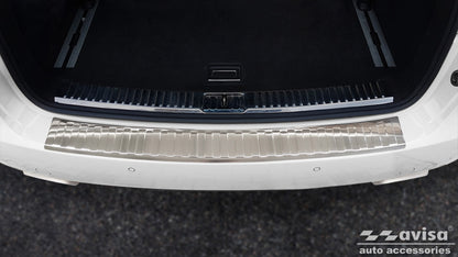Lastskydd Porsche Cayenneii (92A) 2010–2014 – Silver satin – detaljbild 3