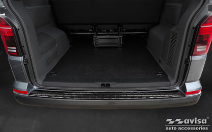 Lastskydd Volkswagen T6 Caravelle 2015–2019, facelift 2019–2024 (versionen med trunk opening upwards) – Svart – detaljbild 3