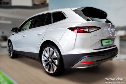 Tröskelskydd Lines Skoda Enyaq IV 2020+/ Skoda Enyaq Coupe iV 2022+ – Silver satin – detaljbild 3