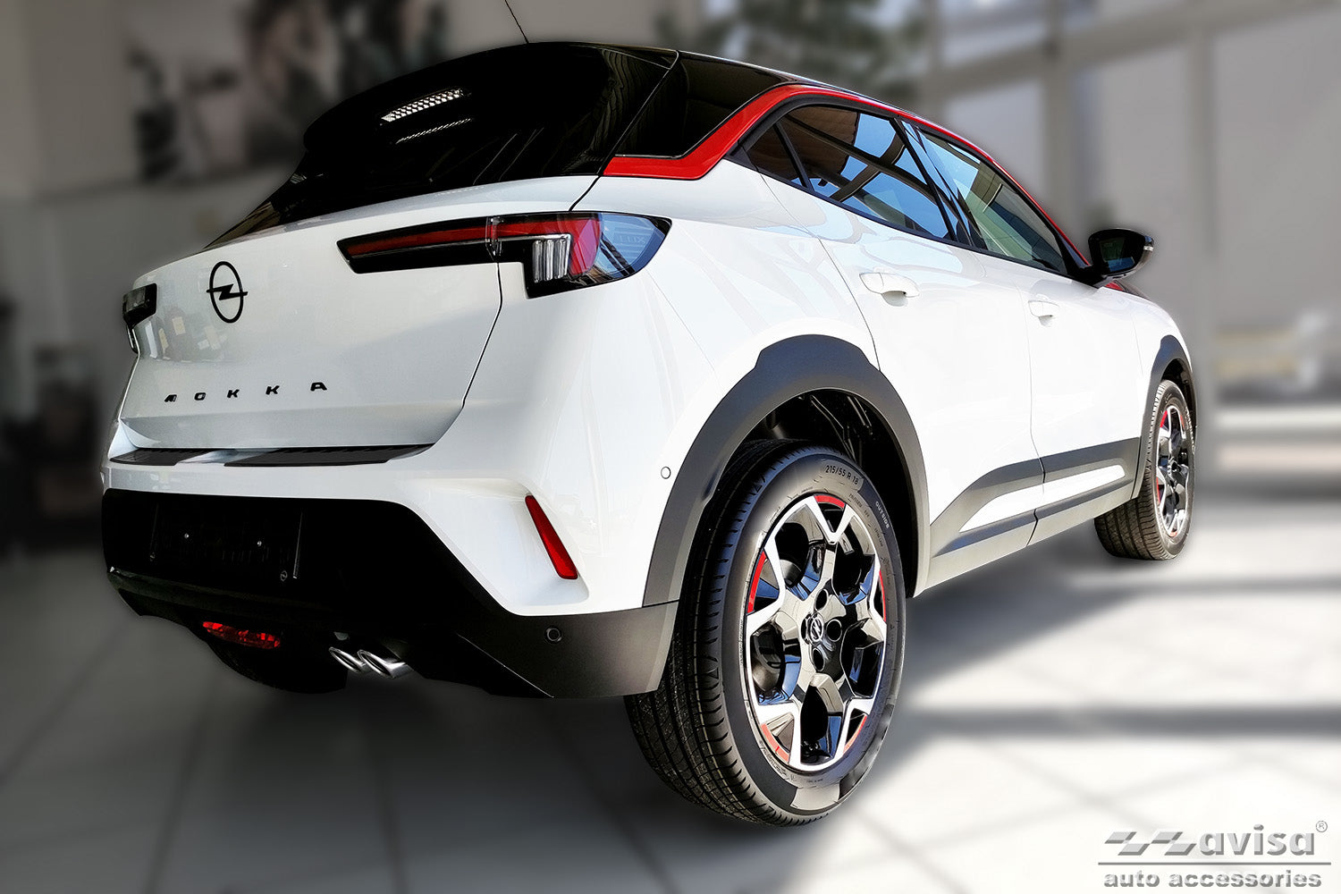 Lastskydd Opel Mokka II (B) crossover 2020+ – Svart – detaljbild 2