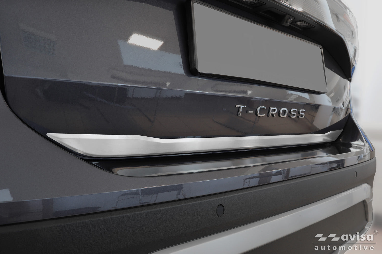 Bakluckelist Volkswagen T-Cross 2018–2024, facelift 2024+ – Silver satin (2/36125) – detaljbild 3