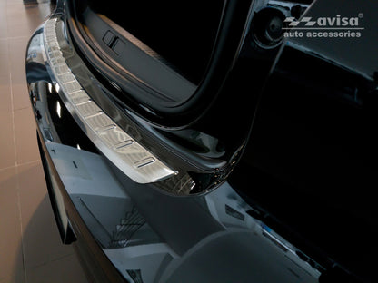 Lastskydd Peugeot 208 II halvkombi 5-dörrars 2019–2023, facelift 2023+ – Silver satin – detaljbild 2