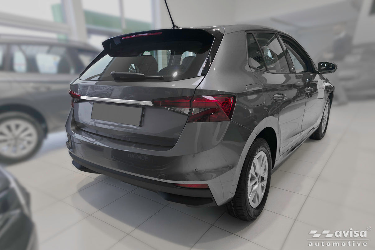 Bakluckelist Skoda Fabia IV 2021+ – Silver satin – detaljbild 2
