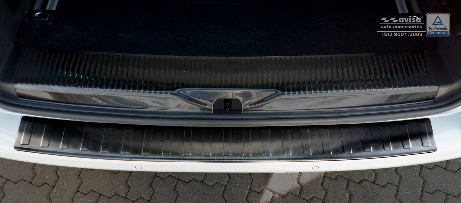 Lastskydd Volkswagen Transporter T6/ T6.1, Caravelle T6/ T6.1 (fits to versionen med one bak dörr) 2015–2019, facelift 2019–2024 – Svart – detaljbild 2