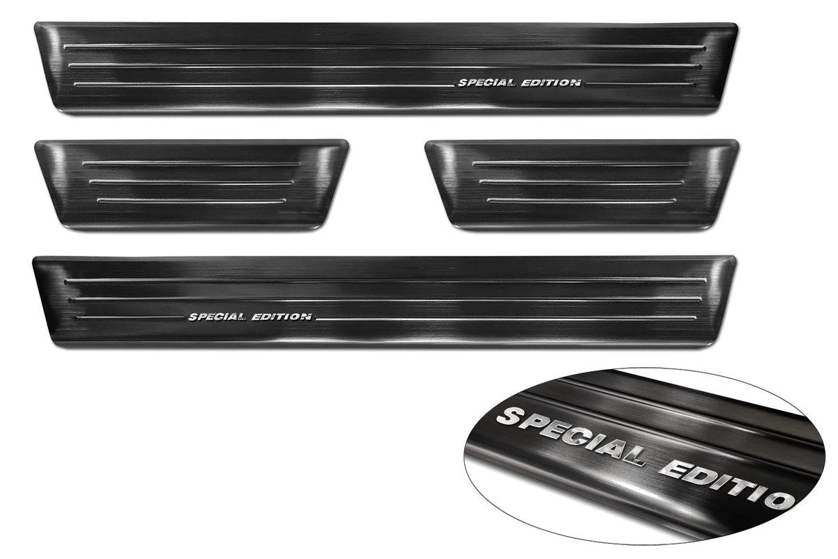 Tröskelskydd Special Edition Mitsubishi Space Star facelift 2020+ – Svart