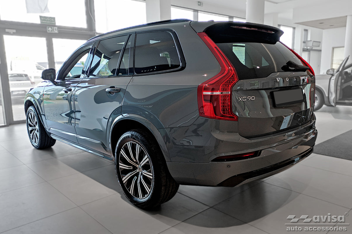 Tröskelskydd Lines Volvo XC90 II 2015–2019 facelift 2019–2024 facelift 2024+ – Silver satin – detaljbild 3
