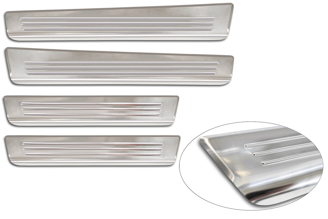 Tröskelskydd Lines Ford Turneo Courier II 2023+ – Silver satin