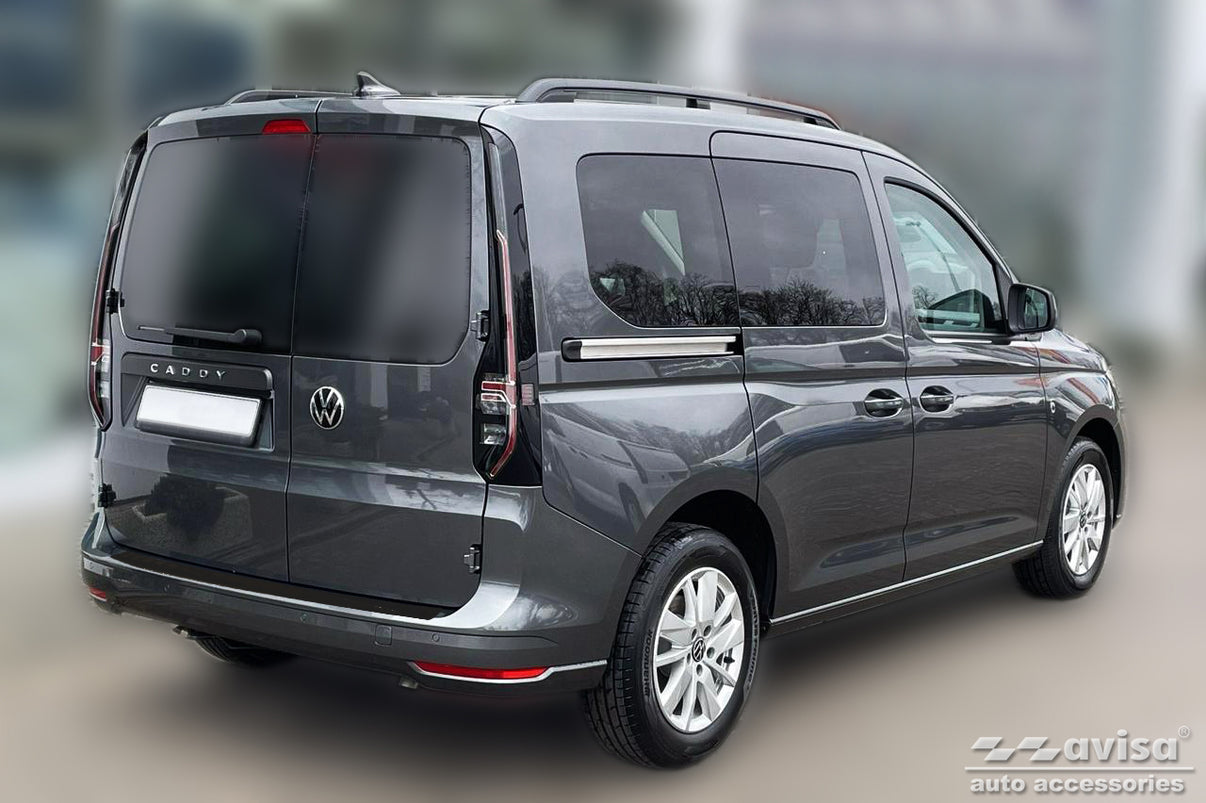 Tröskelskydd Special Edition Volkswagen Caddy V (SB) 2020+ / Volkswagen Caddy Cargo V (SB ) furgon 2020+ – Svart – detaljbild 2