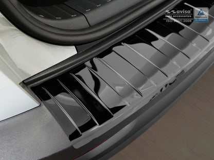Lastskydd Skoda Karoq crossover/ Sportline 2017–2022 / Skoda Karoq Clever 2020–2022 – Spegelblank svart – detaljbild 2