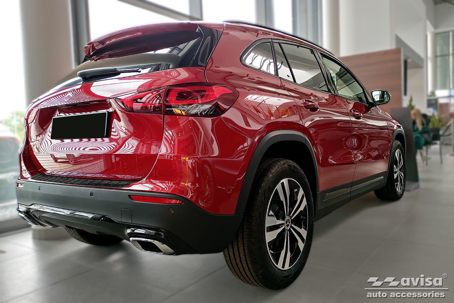 Lastskydd Mercedes Gla II H247 crossover 2020+ – Svart – detaljbild 2