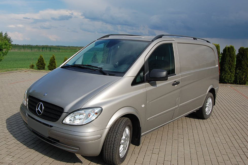 Lastskydd Mercedes W639 Vito/ Viano 2003–2014 – Silver satin – detaljbild 2