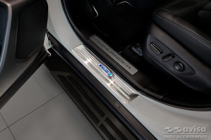 Tröskelskydd Hybrid Toyota Highlander IV (XU70) 2019+ – Svart – detaljbild 3