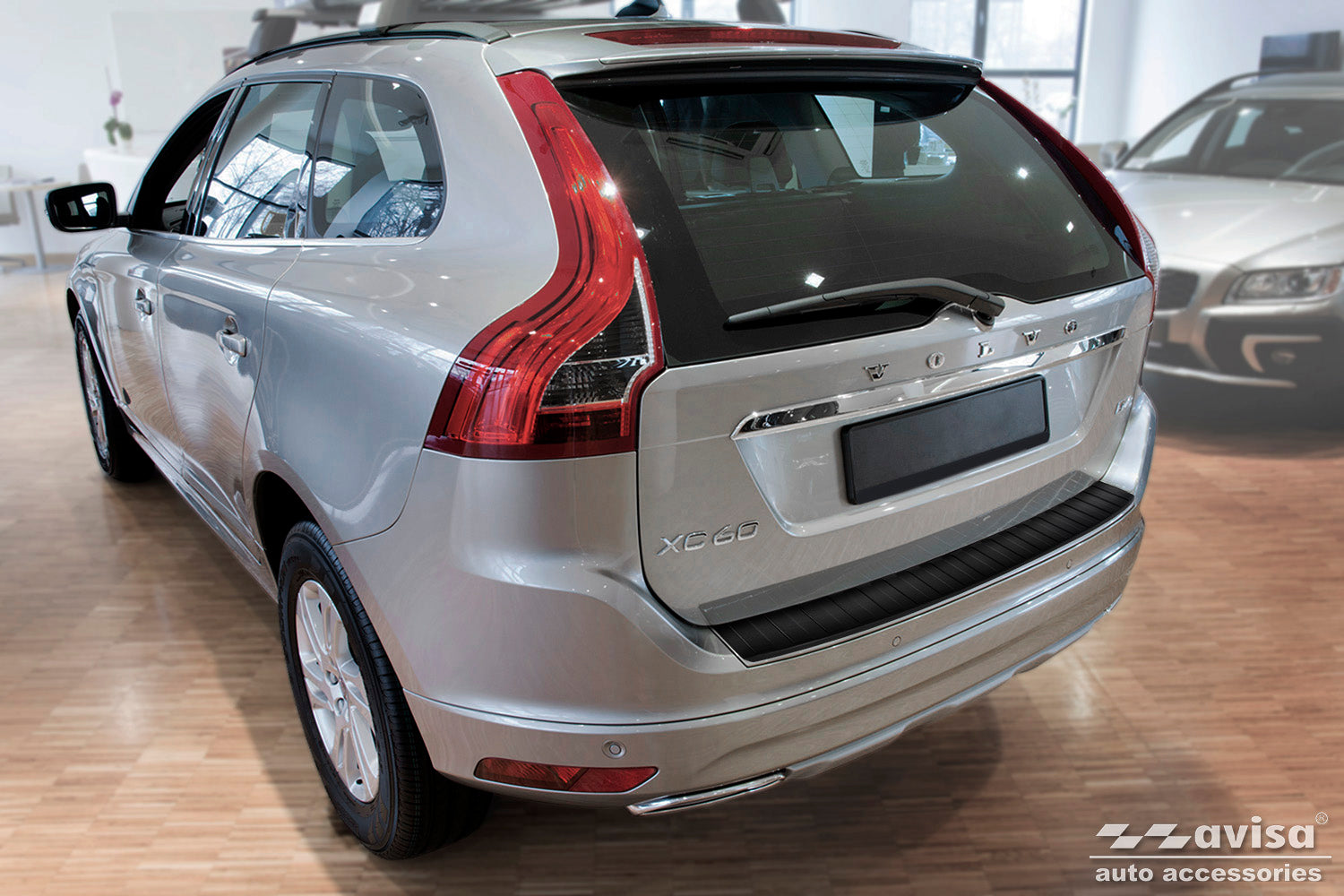 Lastskydd Black Mat Volvo XC-60 2013–2017 – Mattsvart – detaljbild 2