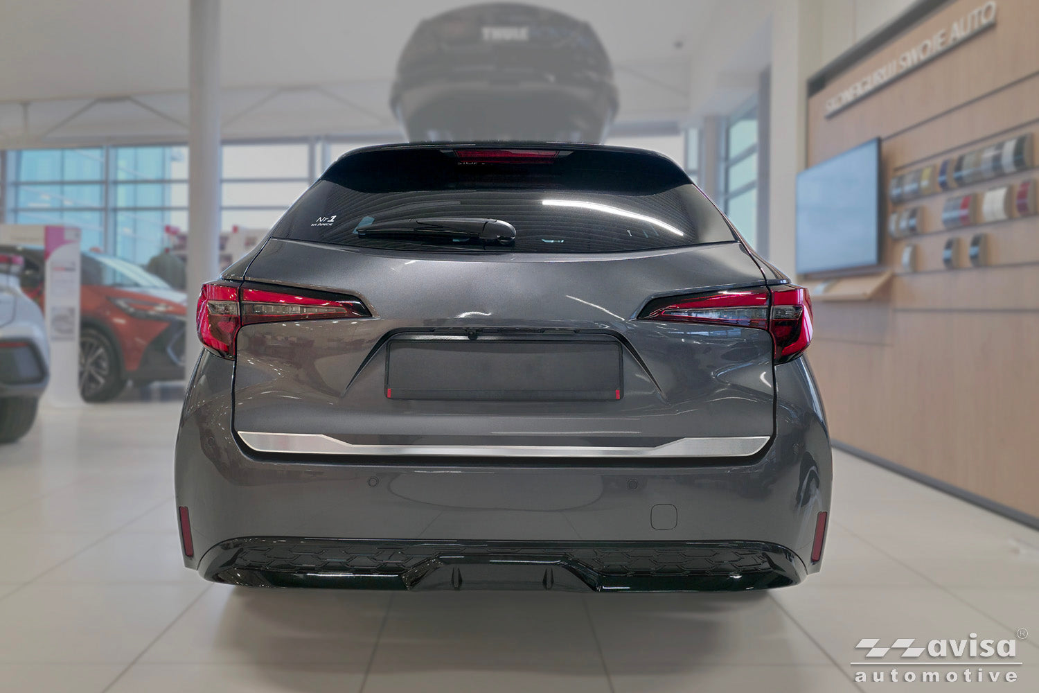 Bakluckelist Toyota Corolla XII Touring Sports 2018+/ GR Sport 2018+ – Silver satin (2/36115) – detaljbild 3