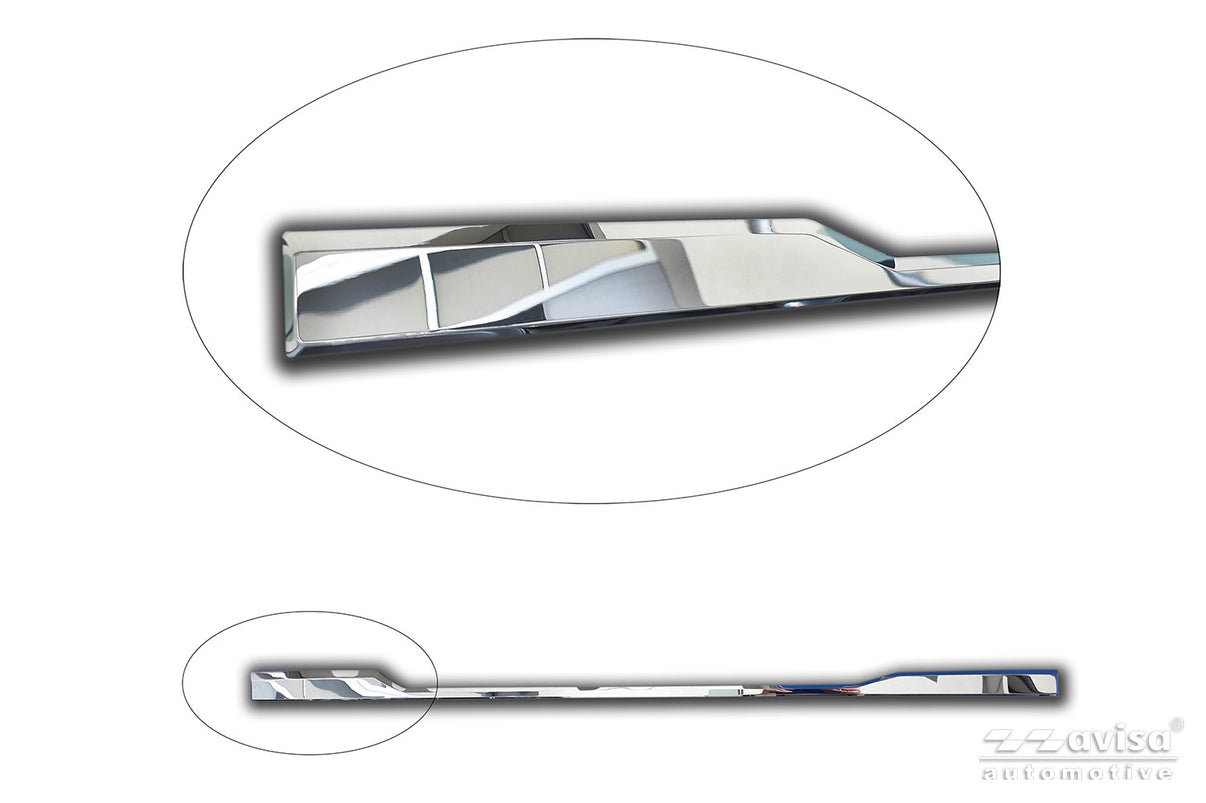 Bakluckelist Volkswagen ID Buzz 2022+ – Spegelpolerat silver