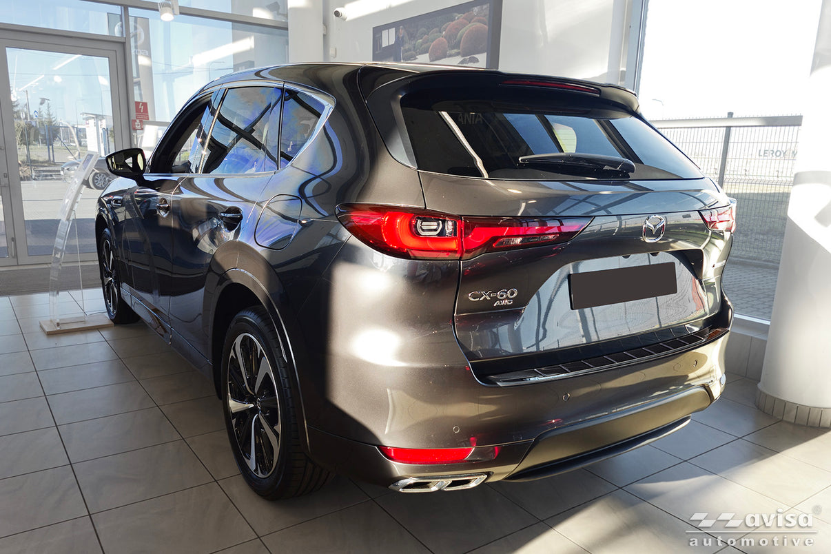 Lastskydd Shadow Premium Mazda CX-60 2022+ – Svart / Spegelblank svart – detaljbild 2