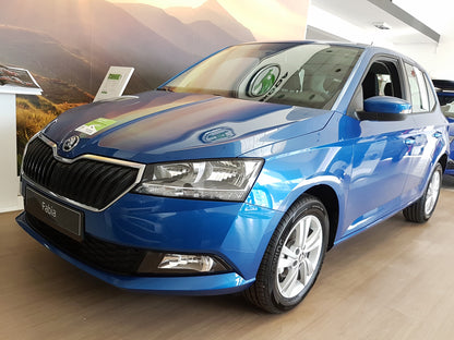 Lastskydd Skoda Fabia III halvkombi facelift 2018–2021 – Svart – detaljbild 3