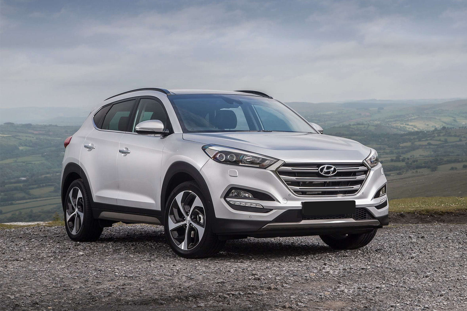 Lastskydd Hyundai Tucson 2015–2018 – Svart – detaljbild 3