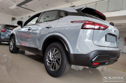 Tröskelskydd Special Edition Nissan Qashqai III crossover 2021–2024 facelift 2024+ m.fl. – Svart – detaljbild 3