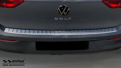 Lastskydd Volkswagen Golf VIII halvkombi 5-dörrars 2019+/ VW Golf VIII GTI Clubsport edition 2019–2024 facelift 2024+ – Silver satin – detaljbild 3