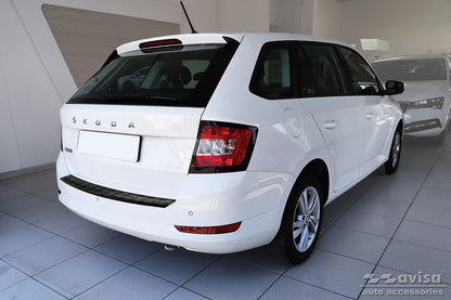 Lastskydd Skoda Fabia III Kombi facelift 2018+ – Svart – detaljbild 2